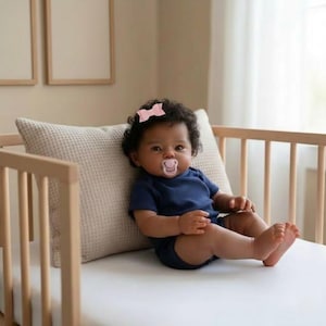 Full body silicone baby doll african american - Etsy 日本