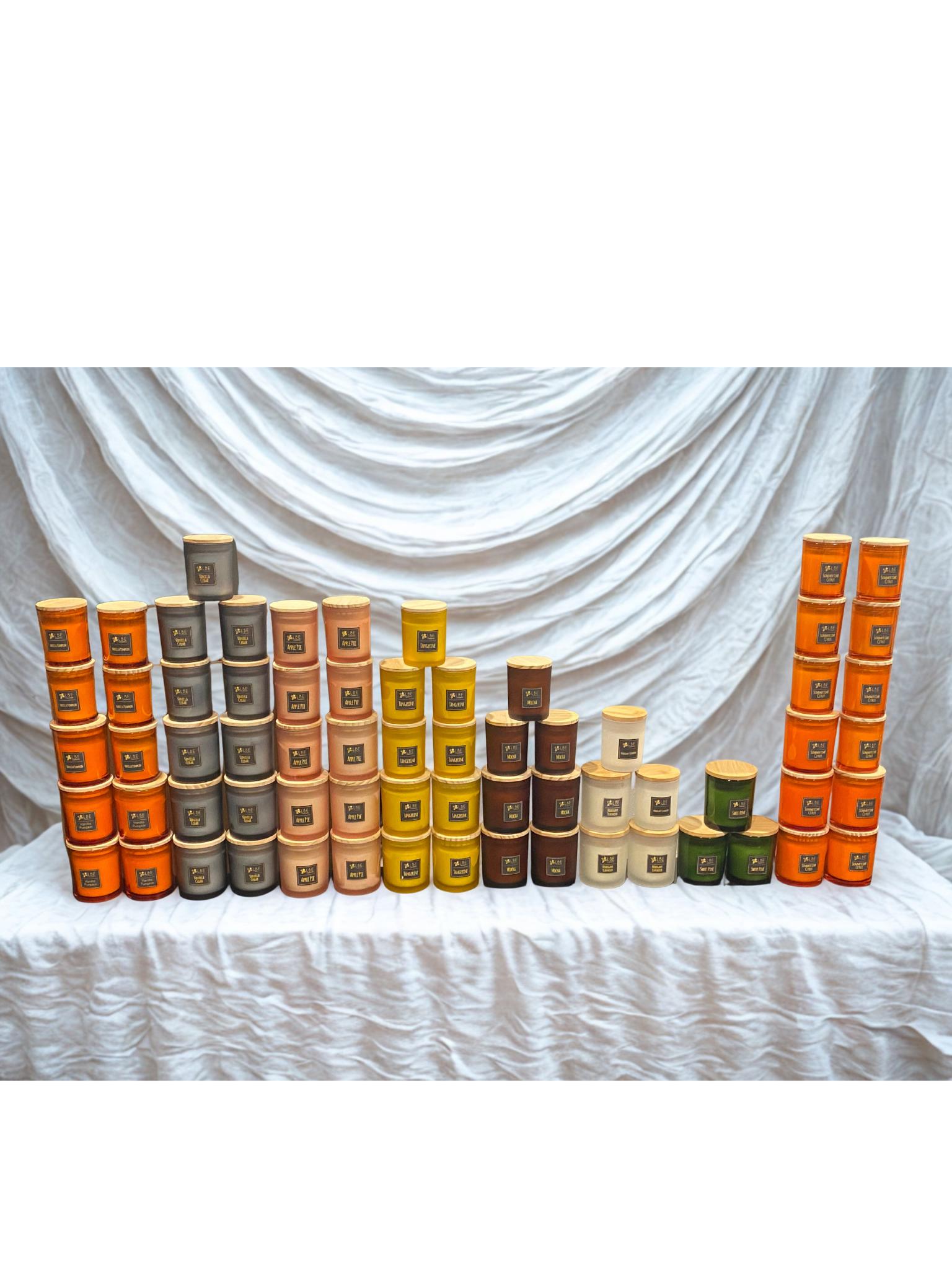 Handmade 10oz Crackling Wood Wick Soy Wax Candles - Etsy