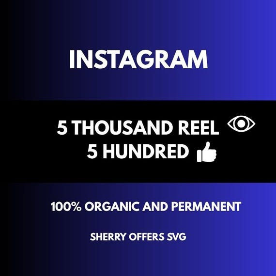 Instagram Reels Promotion Service| 100%  Real & Organic Services