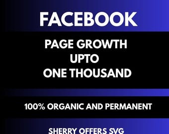 Facebook Profile Promotion | Real Audience Growth | Marketing Digital Service |