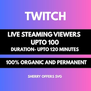 Twitch Live Stream Audience| Gaming Live Streaming | Super Fast Digital Service