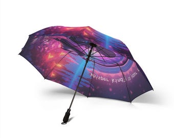 Neonowa mysz gamingowa z parasolem, składany parasol | Zestaw słuchawkowy Cyberwave z funkcjami audiowizualnymi