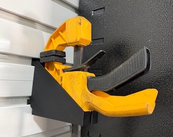 DeWalt トリガークランプホルダー | Gladiator GearWall オーガナイザー | モジュラー式 3D プリントラック
