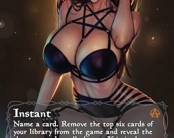 Demonic consultation mtg card magic full art handmade commander edh land