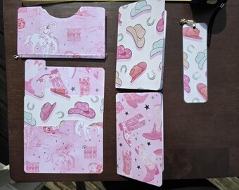 Pink Cowgirl Coordinating Theme Journal Inserts For Traveler's Notebook Planner Junk Journal Etc