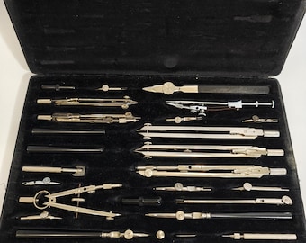 Vintage Skala Precision Compass Set (Complete) Model PXIIc, Size XXL