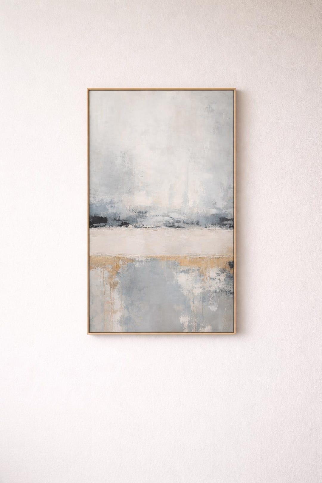 Neutral Abstract Wall Art Printable, Minimal Beige Gray Texture ...