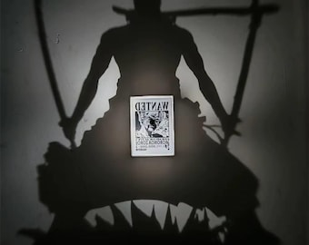 Anime Silhouette Projection Lamp: LED Shadow Night Light for Room Décor