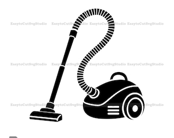 Staubsauger SVG: Reinigungsservice Vektor Cricut PNG Druckbare Design (Digitaler Download)