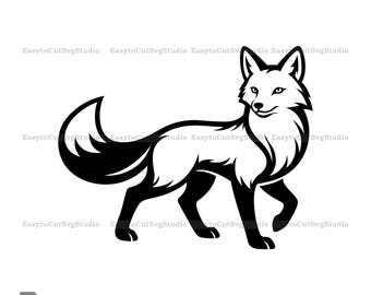 Fuchs SVG: Wildtier Design (Digitaler Download)