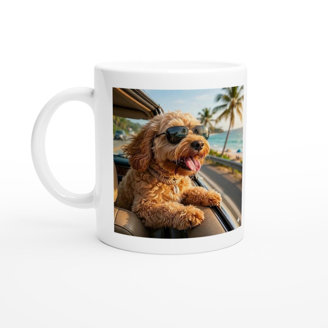 Cavapoo, Cockapoo Pet Mug Housewarming Gift 'living My Best Life ...