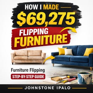 Furniture Flipping Guide | Reselling System, Side Hustle Business (Digital Ebook)