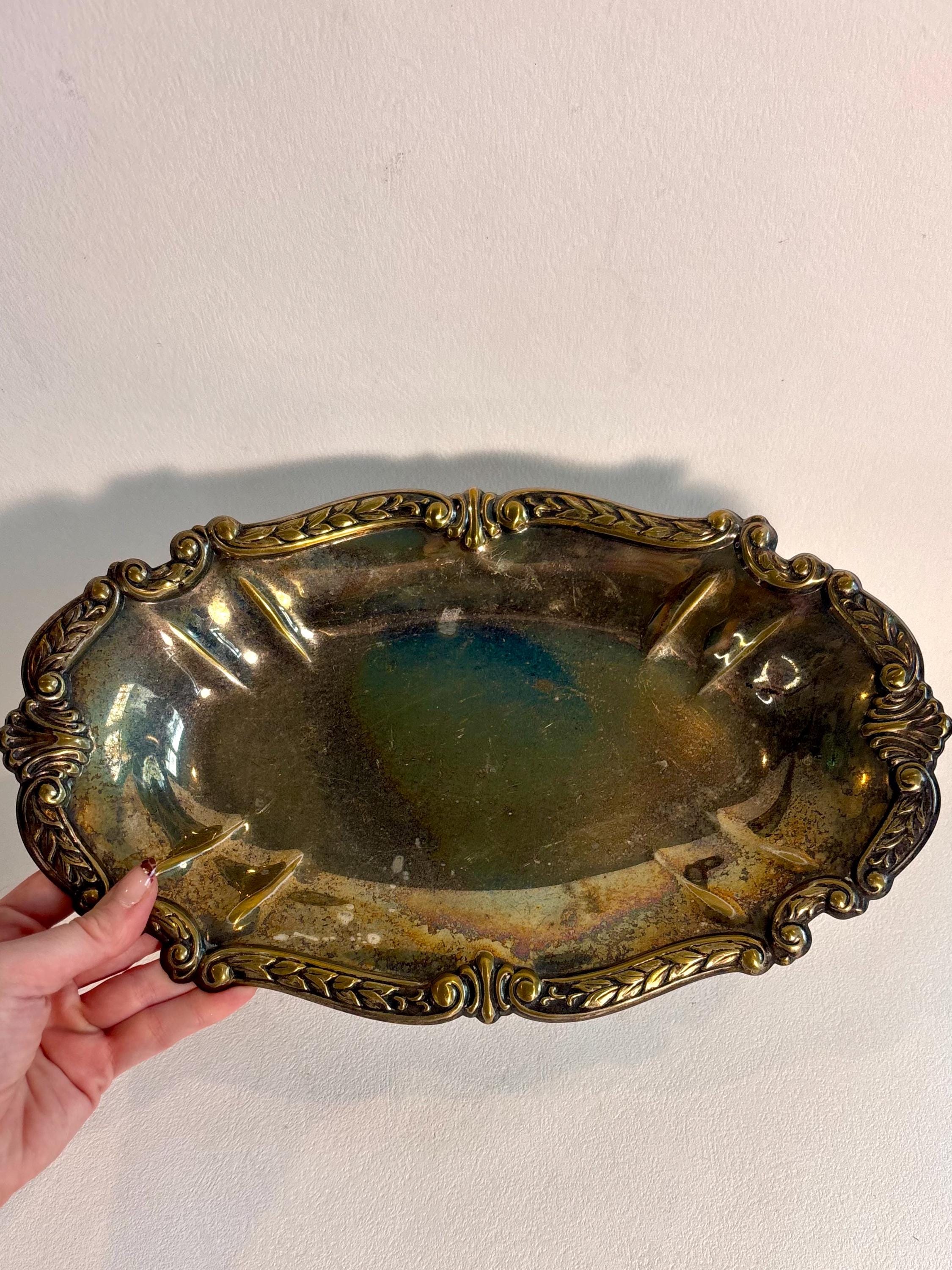 Sheridan Large Silverplate Tray - Etsy