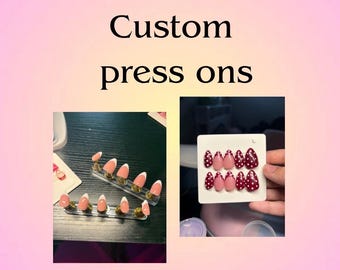 Aangepaste pers op nagels!