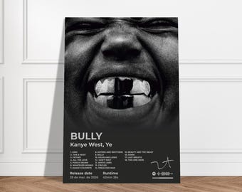 Kanye West BULLY Poster - sauberes Album Poster