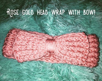 Bow Head Wrap - Knit