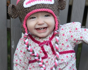 Sock Monkey Hat