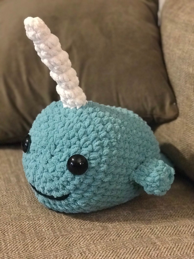 Crochet Narwhal Medium image 4