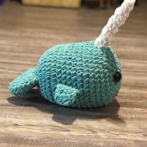 Crochet Narwhal Medium image 2