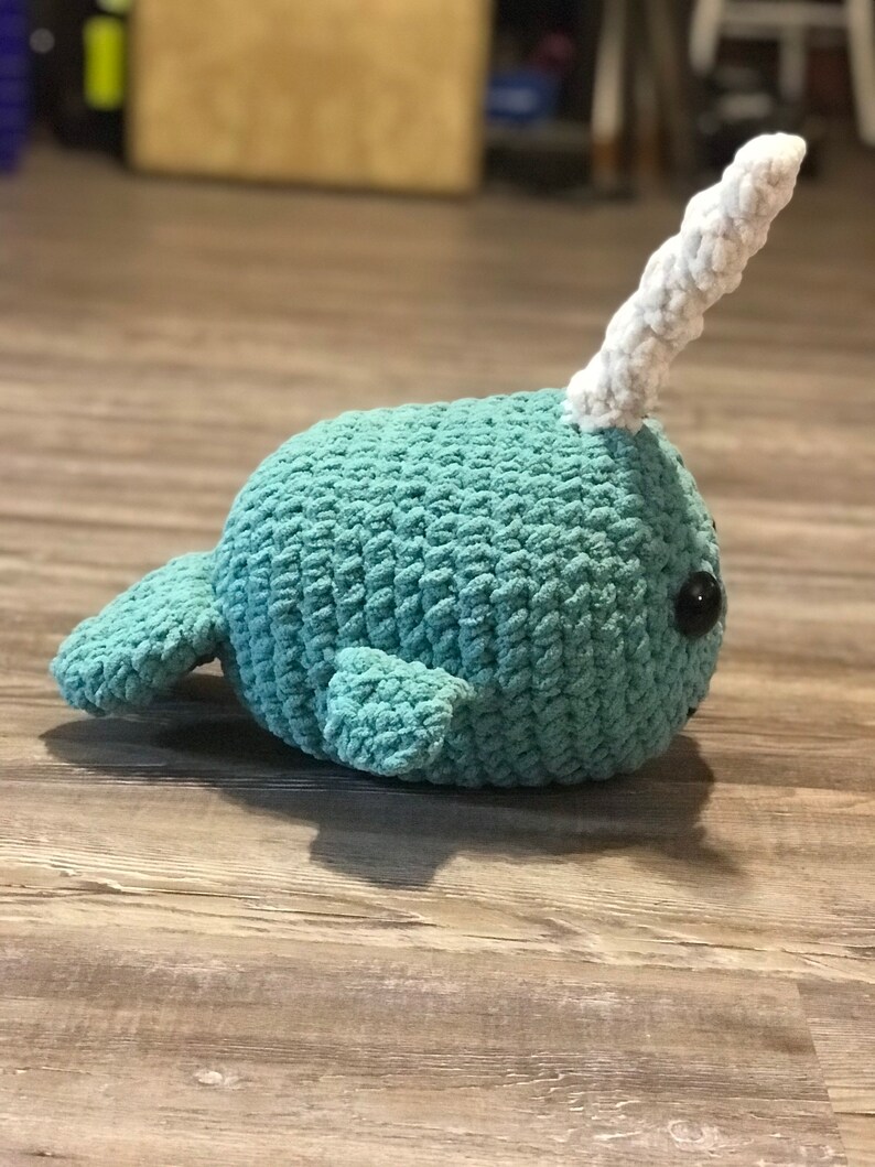 Crochet Narwhal Medium image 2