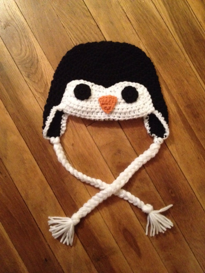 Crochet Penguin Hat image 2