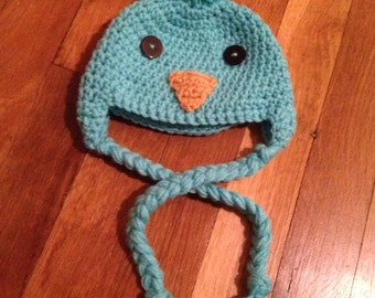 Crochet Baby Bird hat