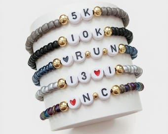 Marathon & Sports Event Bands | Custom Team Motivation Jewelry | Bulk Race Favors