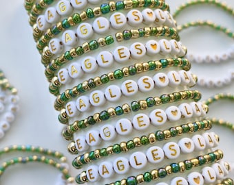 Personalized Kids Name Bracelet, Classroom Party Favor, School Event Gift, Student Team Jewelry, Custom Bulk Orders