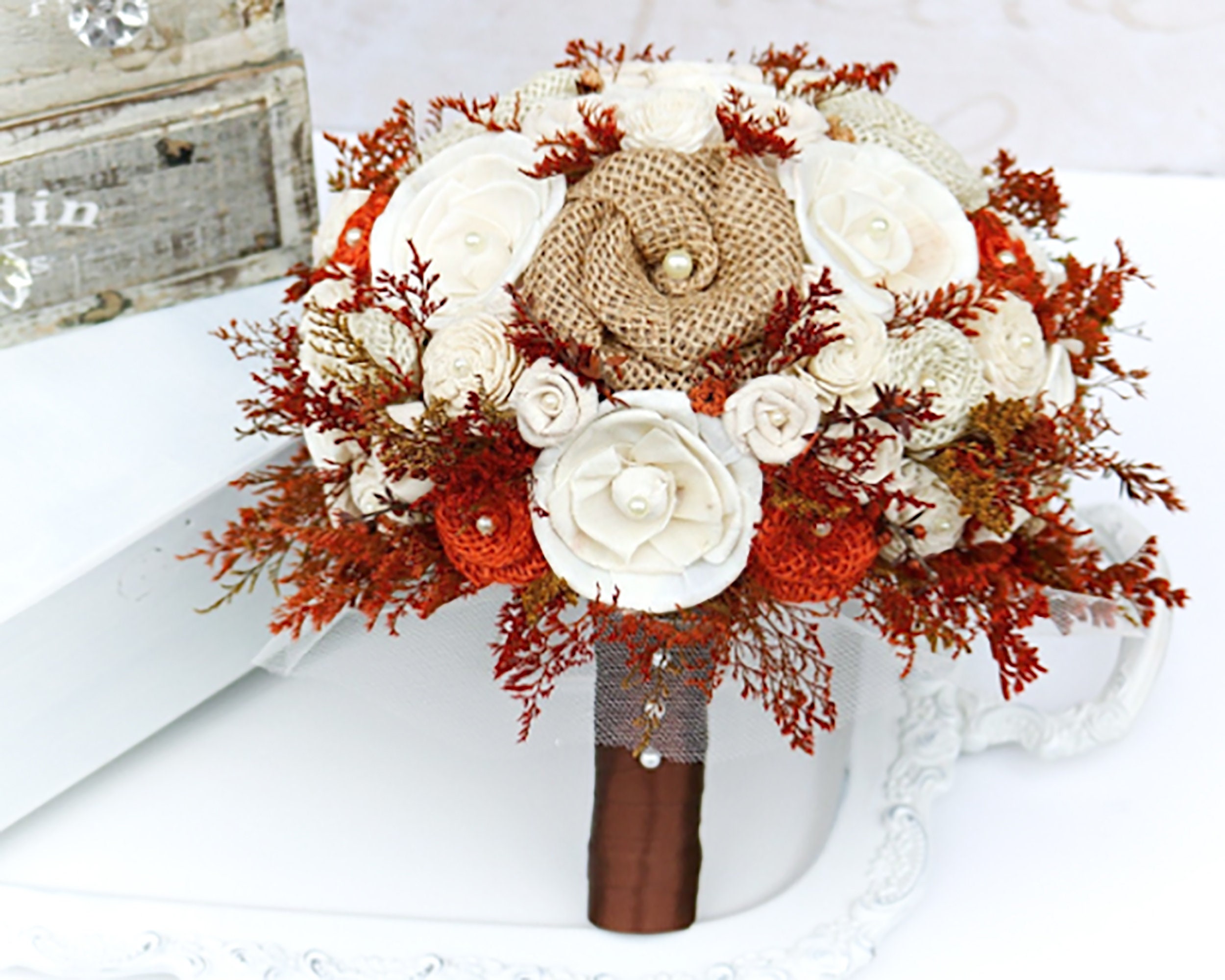 Autumn Bouquet Fall Wedding Bouquets Fall Bridal Bouquet Etsy