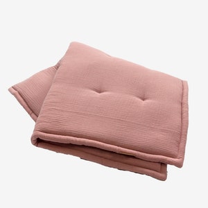 Soft muslin crawling blanket for babies from hjärtslag design available in different colors zdjęcie 2