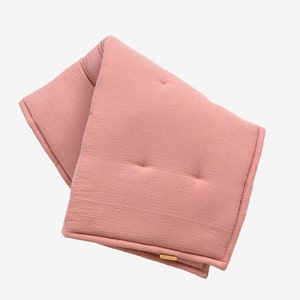 Soft muslin crawling blanket for babies from hjärtslag design available in different colors zdjęcie 6