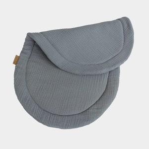 Muslin Topponcino Soft support for your baby and stress-free handling for new parents gray col. 618