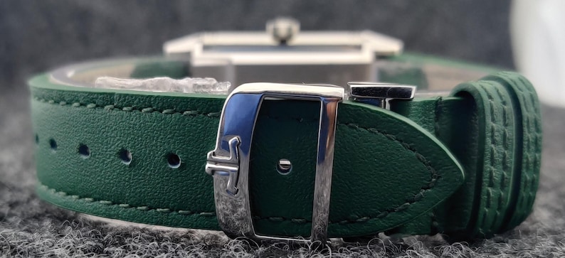 Vintage Jaeger‑LeCoultre Reverso watch Green Dial Pre-Owned Refurbished Wrist Watch image 9