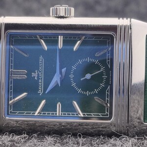 Vintage Jaeger‑LeCoultre Reverso watch Green Dial Pre-Owned Refurbished Wrist Watch image 8
