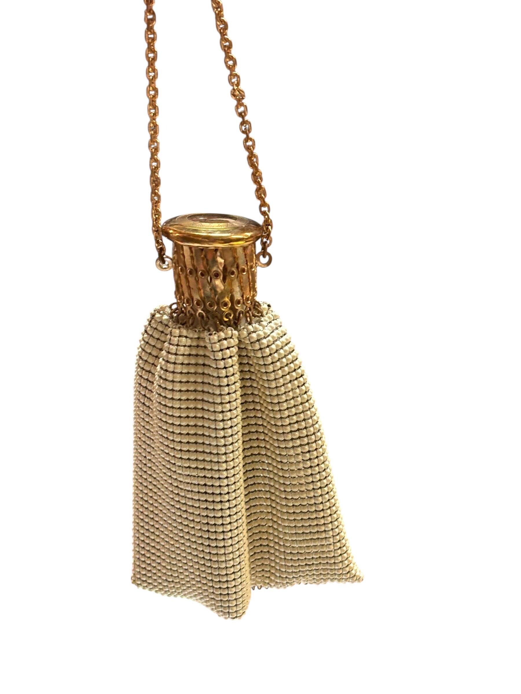 Whiting and Davis Gold Mesh Bag - Etsy