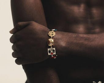 KANYE inspiriertes Armband mit Album Charms - Musikliebhaber Schmuck - Streetwear statement Piece