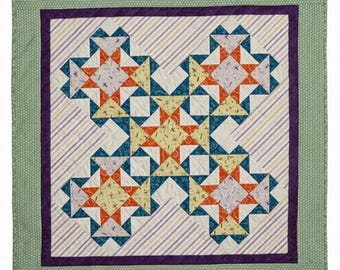 Star Baby Quilt Pattern - Beginner Friendly Patchwork – Modern Nursery Quilt – Instant Download PDF