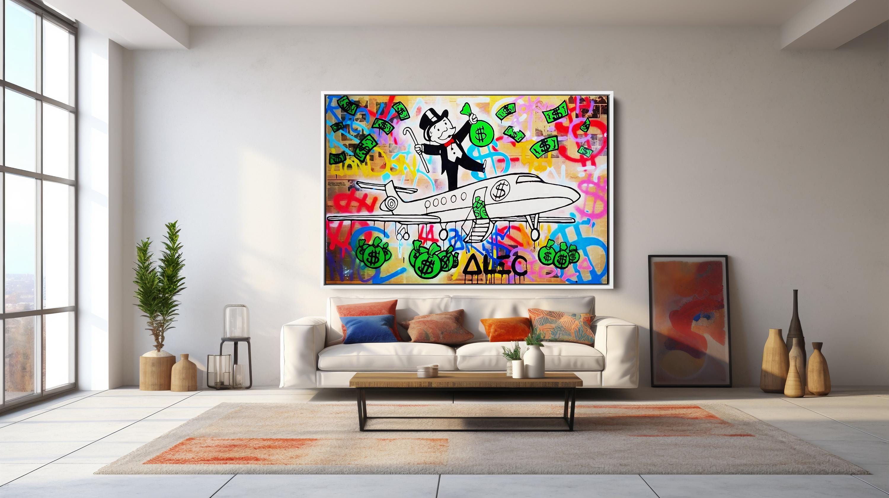 Alec Monopoly Pop Art Canvas Modern Street Art Canvas Paintings on the ...