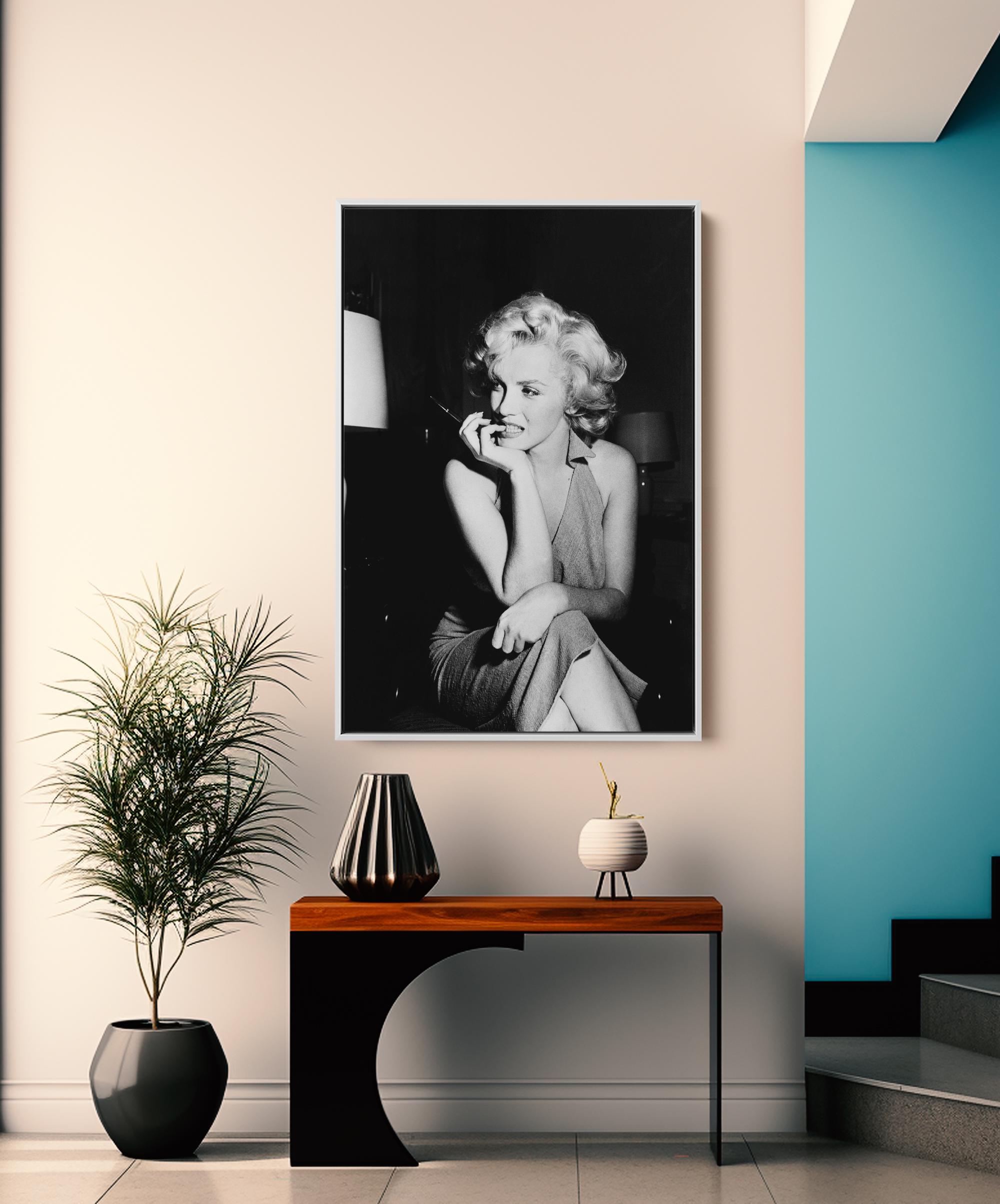 Marilyn Monroe Poster Black and White Actress Model Singer Hand Made ...