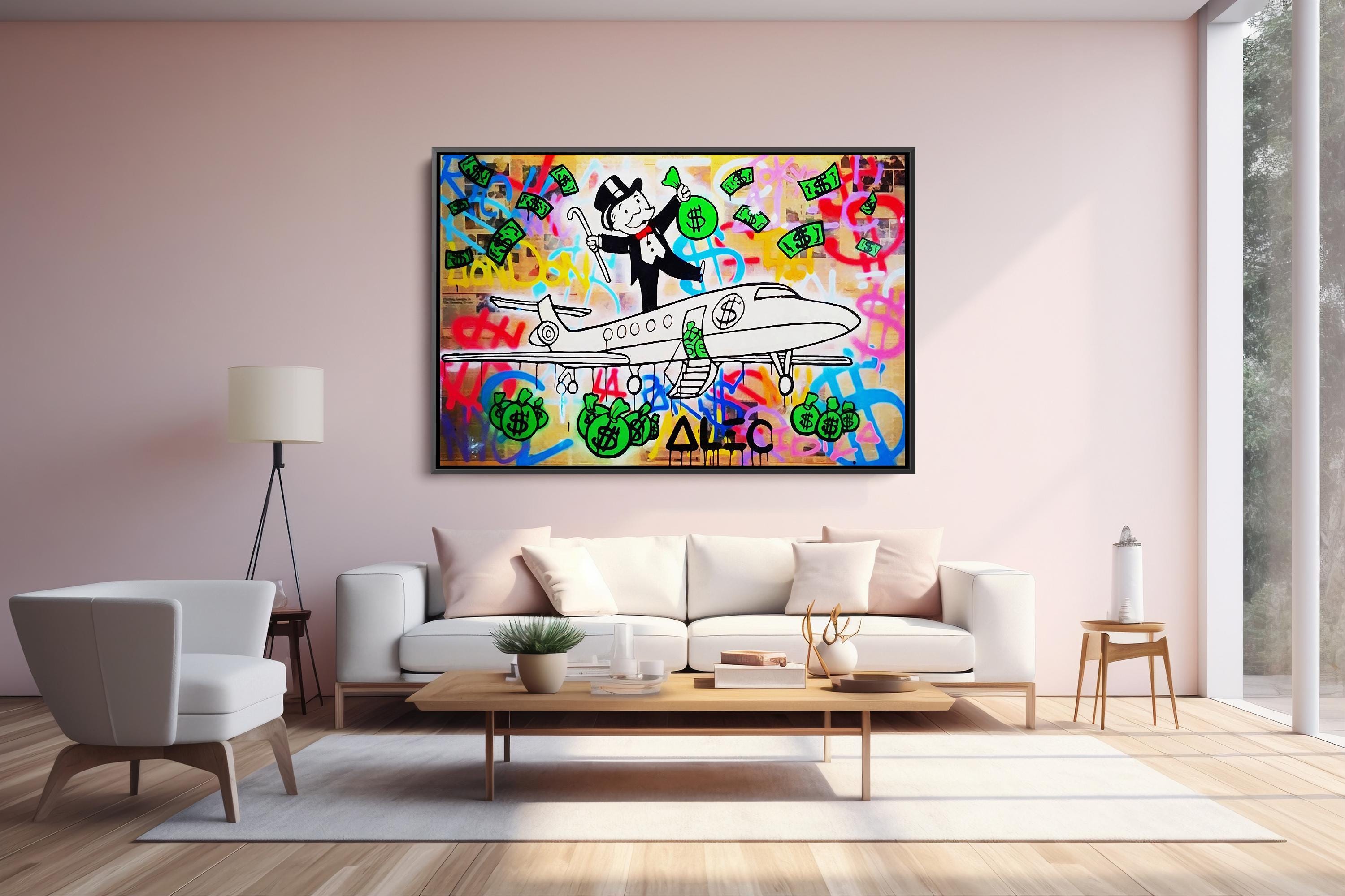 Alec Monopoly Pop Art Canvas Modern Street Art Canvas Paintings on the ...