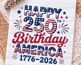 USA 250-jähriges Jubiläum PNG, 1776-2026, Amerika 250 png, Semiquincentennial, 4. Juli PNG, Unabhängigkeitsfeier T-Shirt Grafik