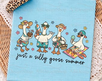 Nur eine Alberne Gans Sommer PNG, Mädchen Reise Png, Strand Vibes Png, Trending Gänse Png, Trendige Sommer Png, Strand Vibes Png, lustige Gans
