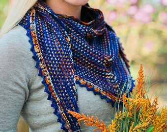 Transylvania Knit Shawl pdf pattern