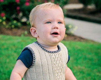 Little Brunswick Vest pdf knitting pattern