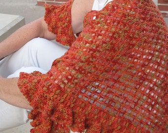 Crochet Pattern Delano Shawl