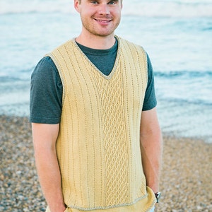 Moromoro2 ニット color knited string vest Moromoro2 ニット color