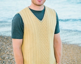 Big Brunswick Men's Vest Knit Pattern