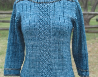 Lady Brunswick Tunic Knitting Pattern