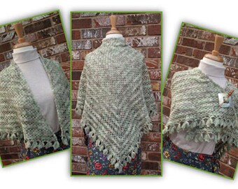 Lattice and Ivy Shawl Crochet Pattern