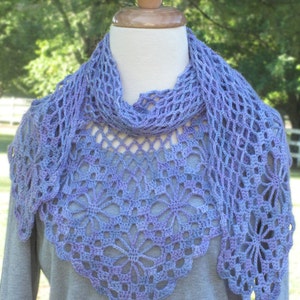 Tropical Breeze Shawl Crochet Pattern